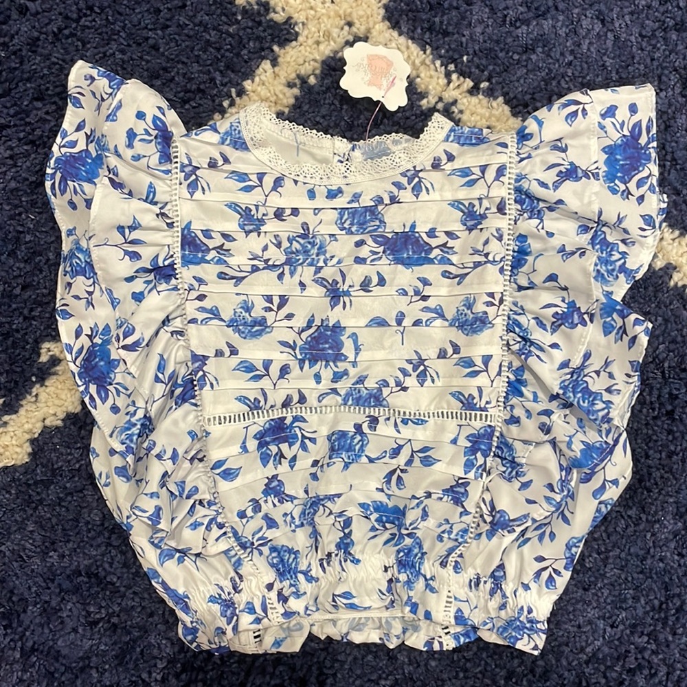 Sassy Shortcake Flutter Sleeve Top
